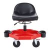 VEVOR Mechanics Swivel Seat 300 LBS Rolling Work Stool Height Adjustable Seat