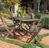 POSITANO FOLDABLE DINING SET, GREY