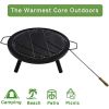 Outdoor Wood Burning Fire Pit for Camping Backyard Beach Picnic
